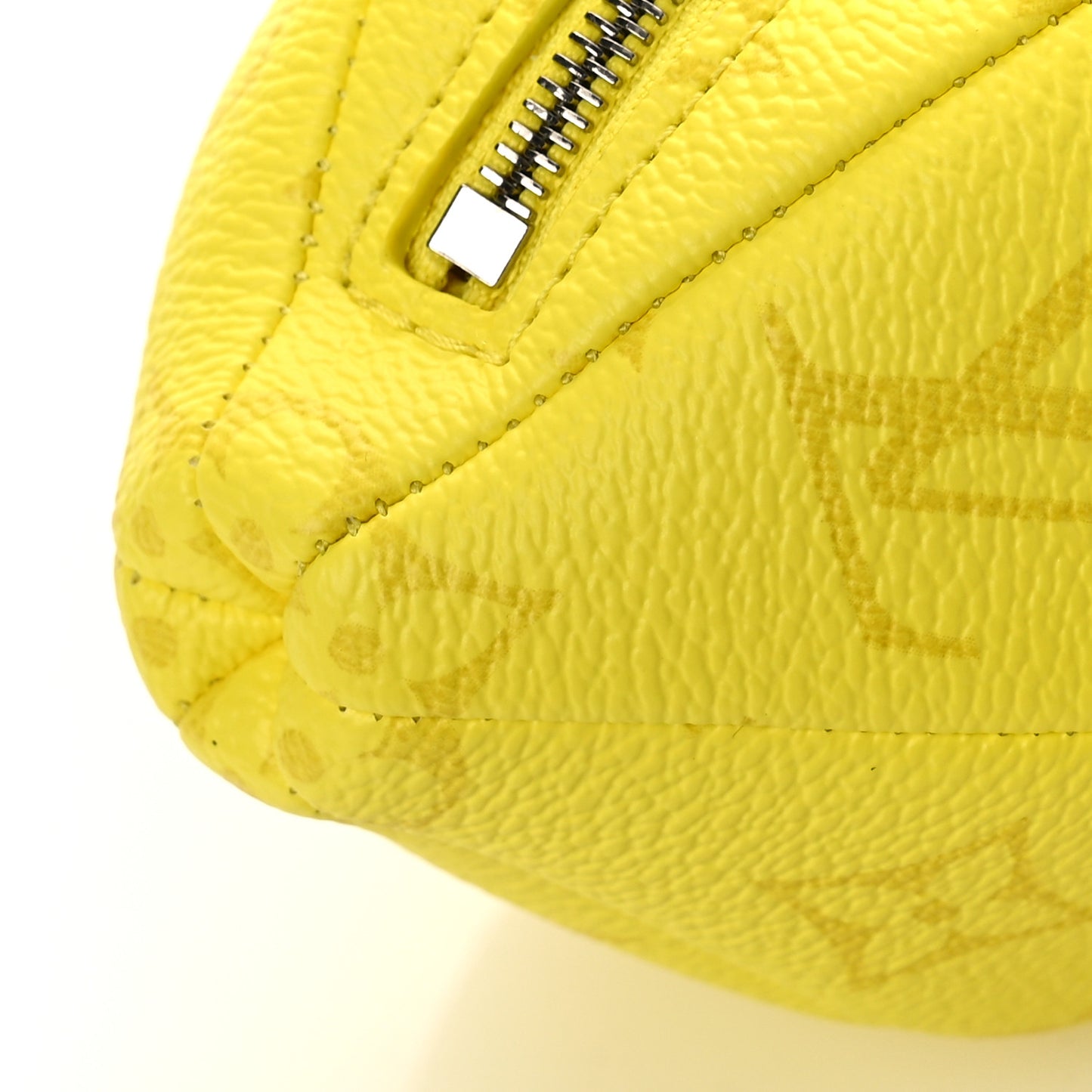 Monogram Lemon Pouch Yellow