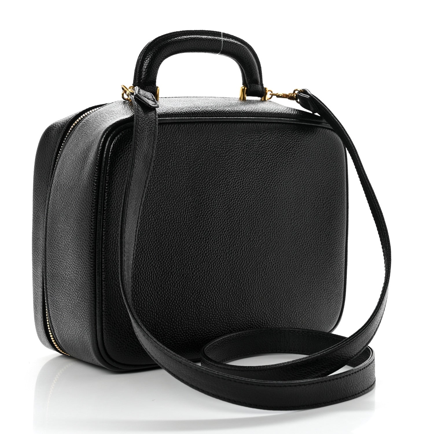 Chanel Caviar Timeless CC Vanity Case Black 2 of 10
