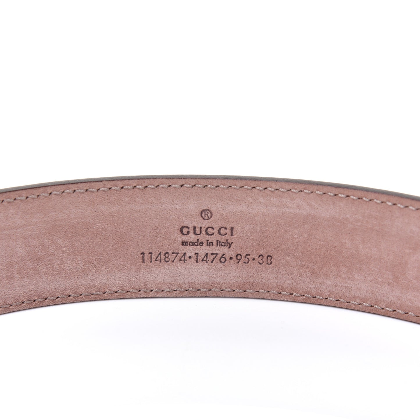 Monogram Interlocking G Belt 95 38 Dark Brown