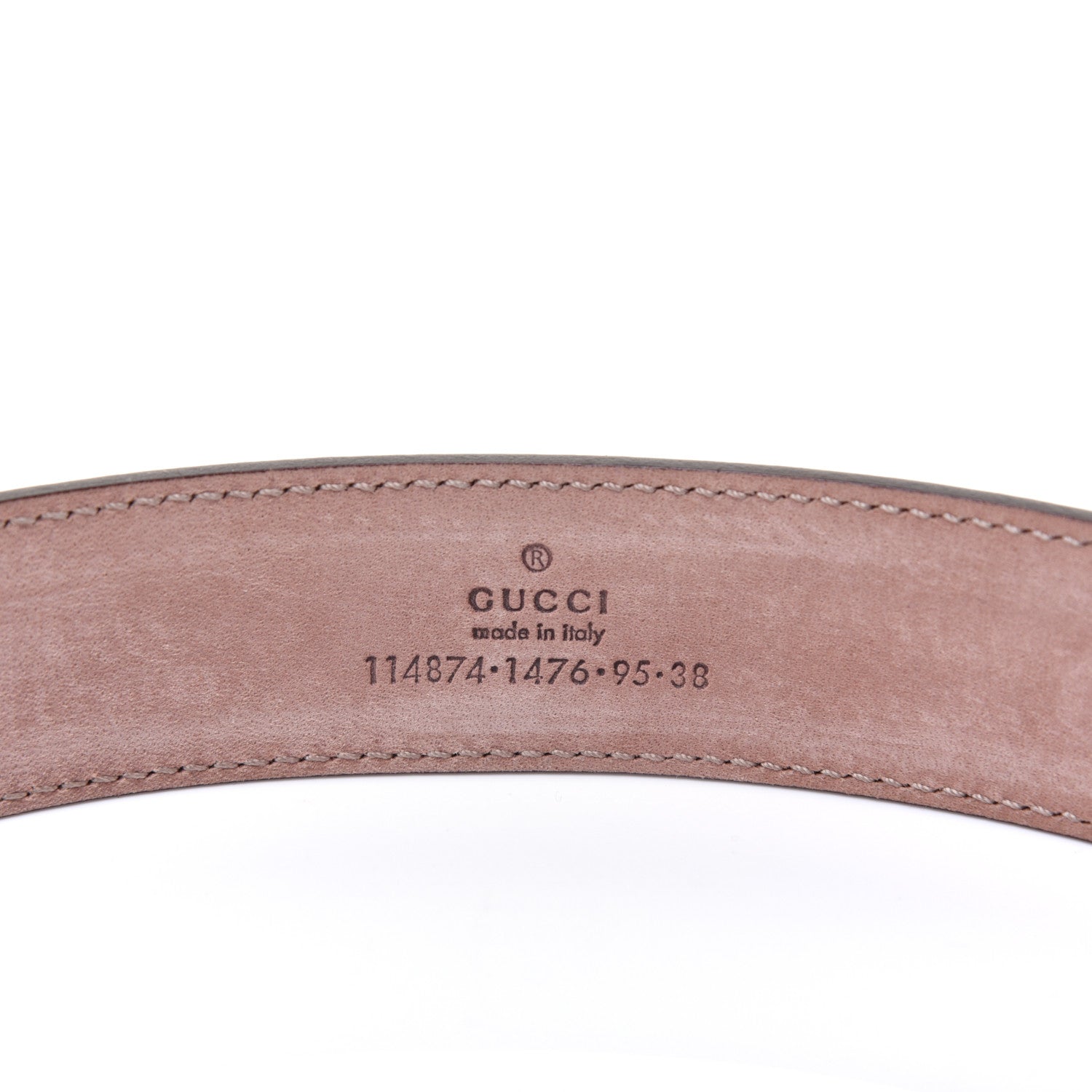 Gucci Monogram Interlocking G Belt 95 38 Dark Brown 3 of 7