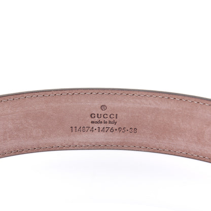 Gucci Monogram Interlocking G Belt 95 38 Dark Brown 3 of 7