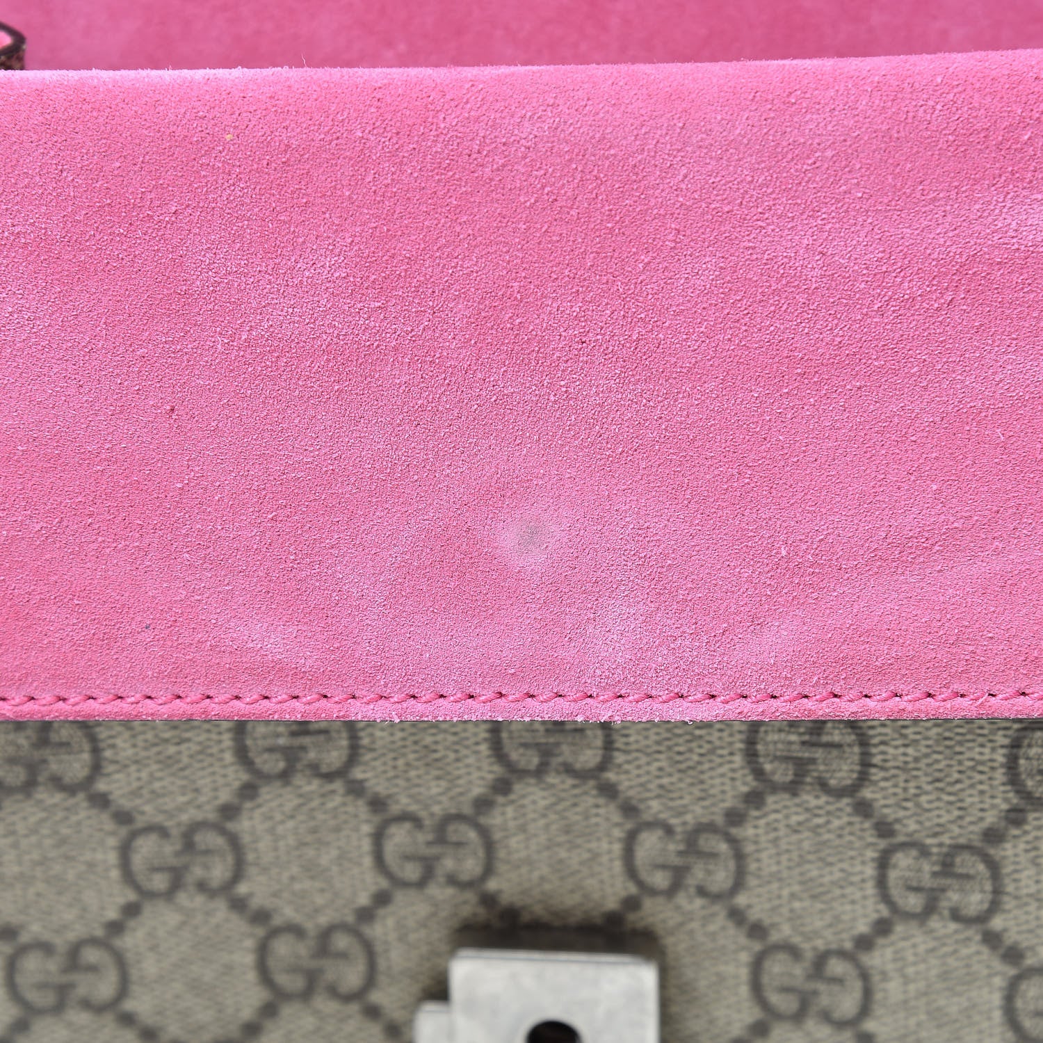 Gucci GG Supreme Monogram Mini Dionysus Shoulder Bag Pink 13 of 14