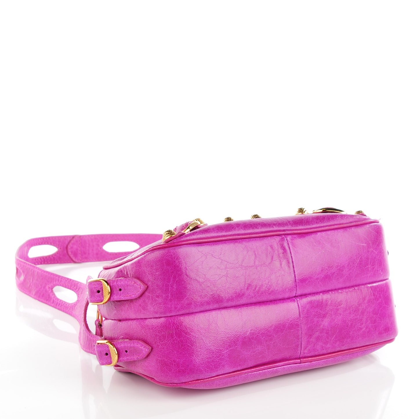 Agneau Giant 12 Gold Hardware Chic Bag Amethyst