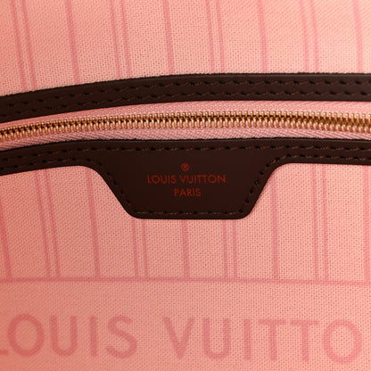 Louis Vuitton Damier Ebene Neo Neverfull MM Rose Ballerine 7 of 10