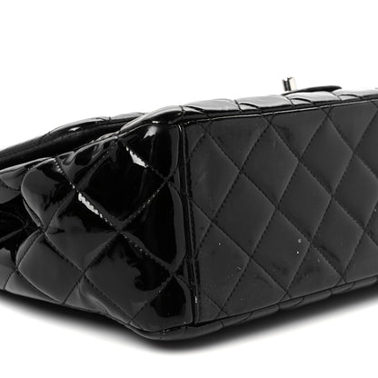 Chanel Patent Quilted Maxi Single Flap Black 10 of 11