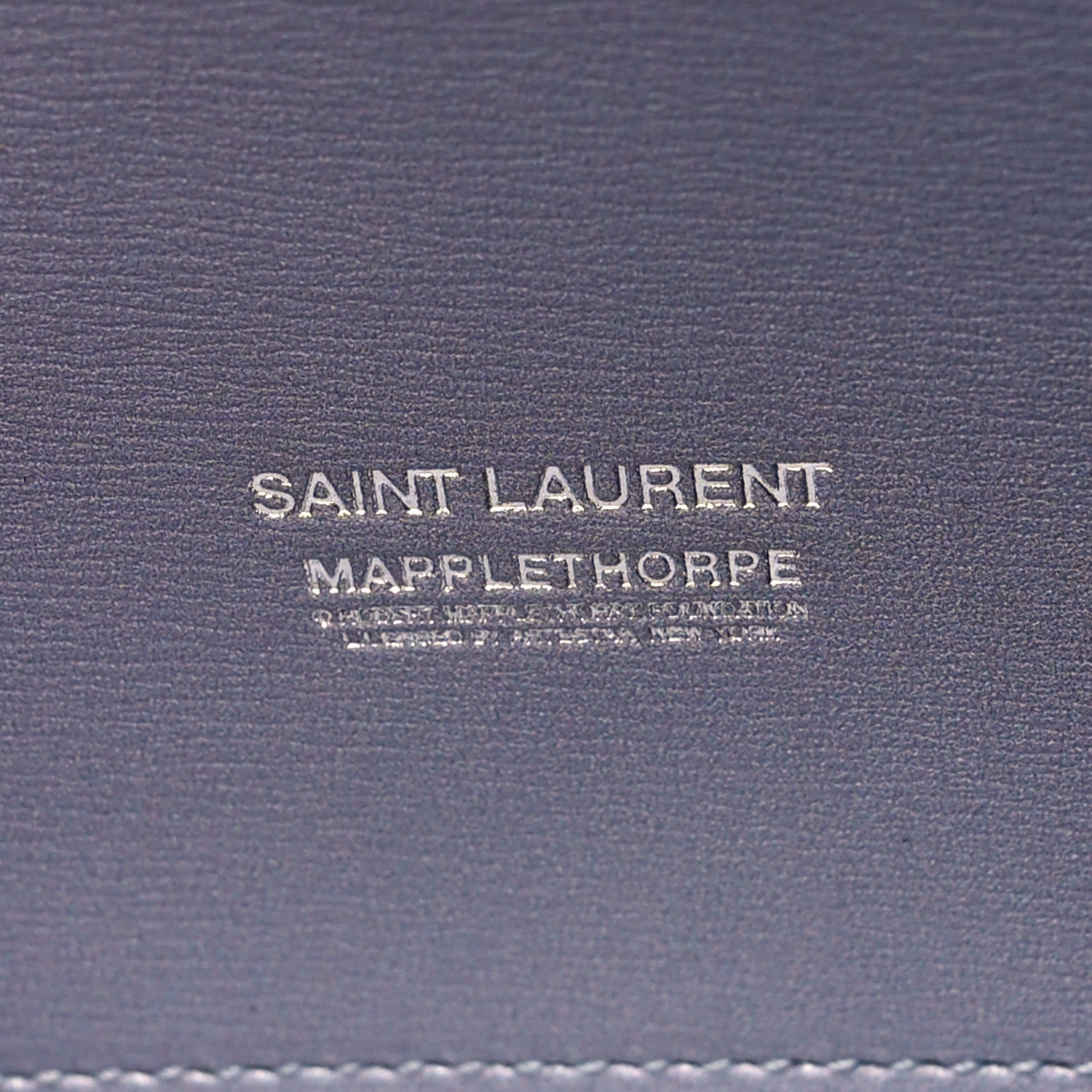 Saint Laurent Calfskin Mapplethorpe Small Manhattan Shopper Tote Grey White Black 6 of 10