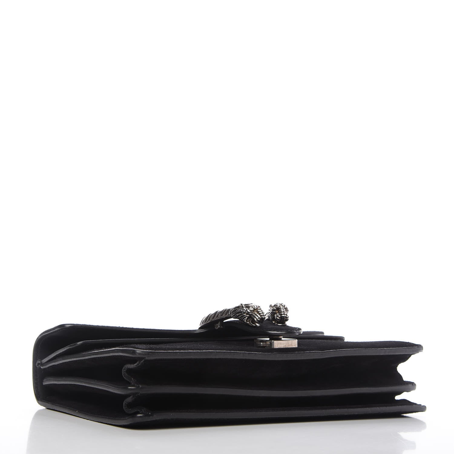 Gucci Suede Small Dionysus Shoulder Bag Black 4 of 10