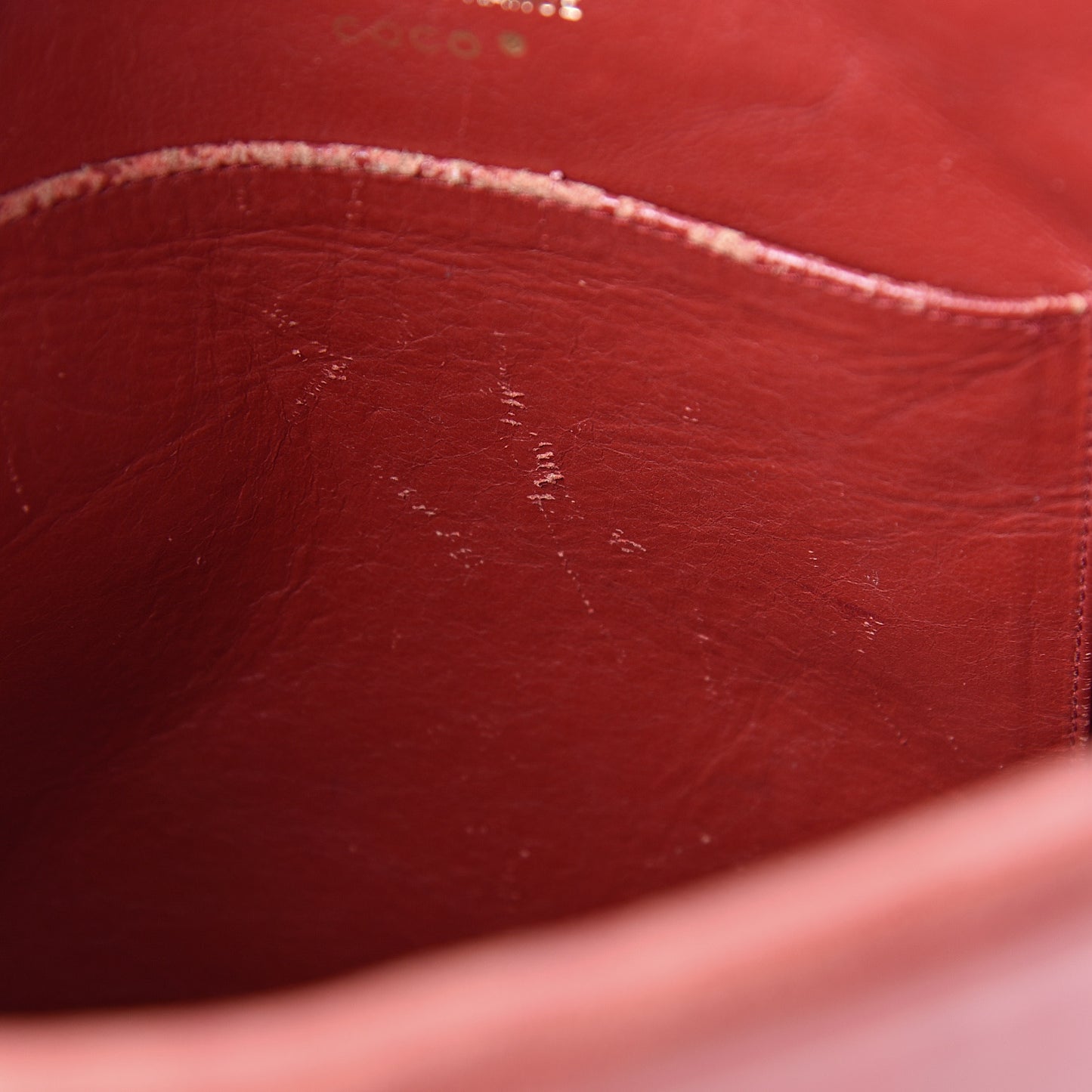 Lambskin Quilted Crossbody Red