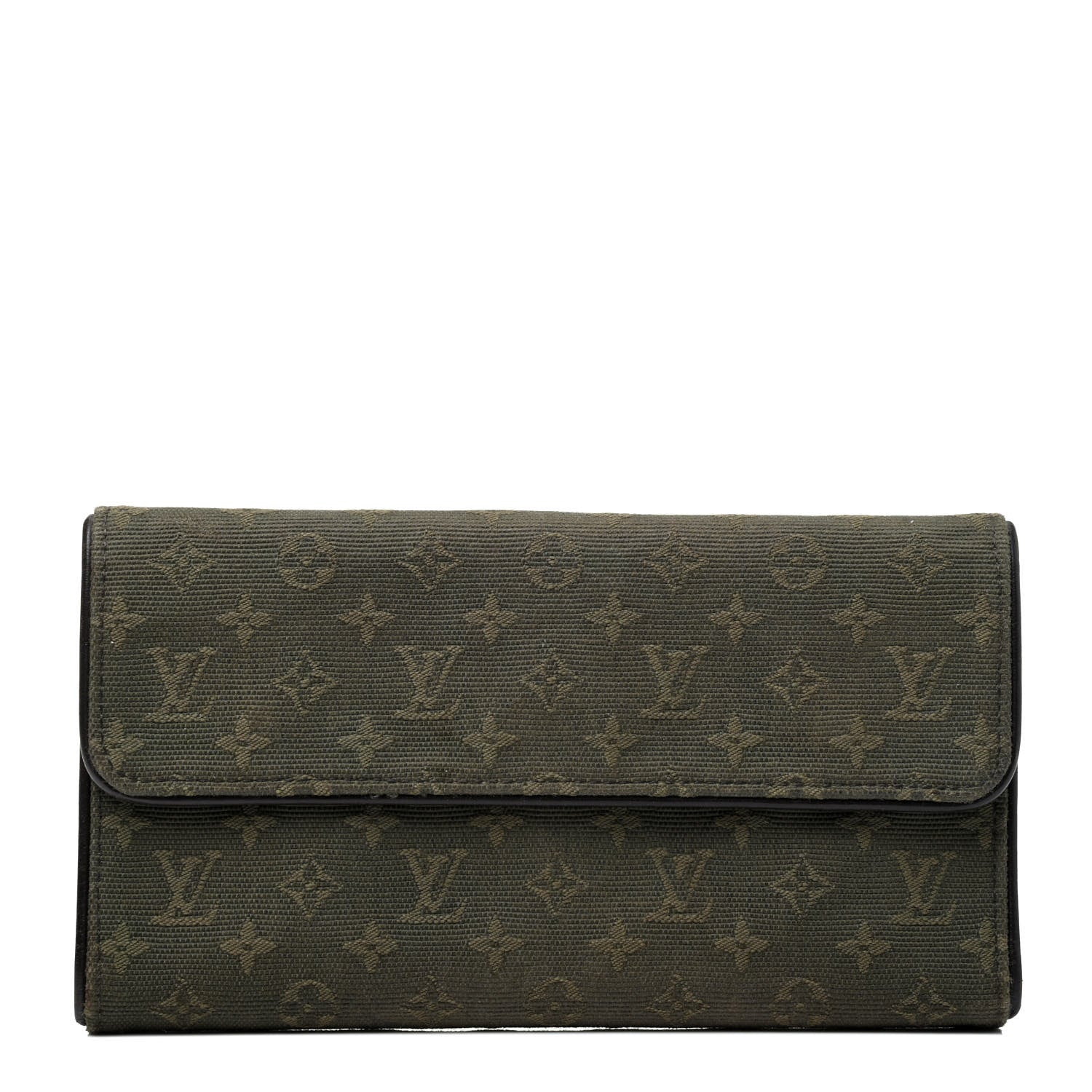 Louis Vuitton Mini Monogram Porte Tresor International Wallet Kaki 1 of 4