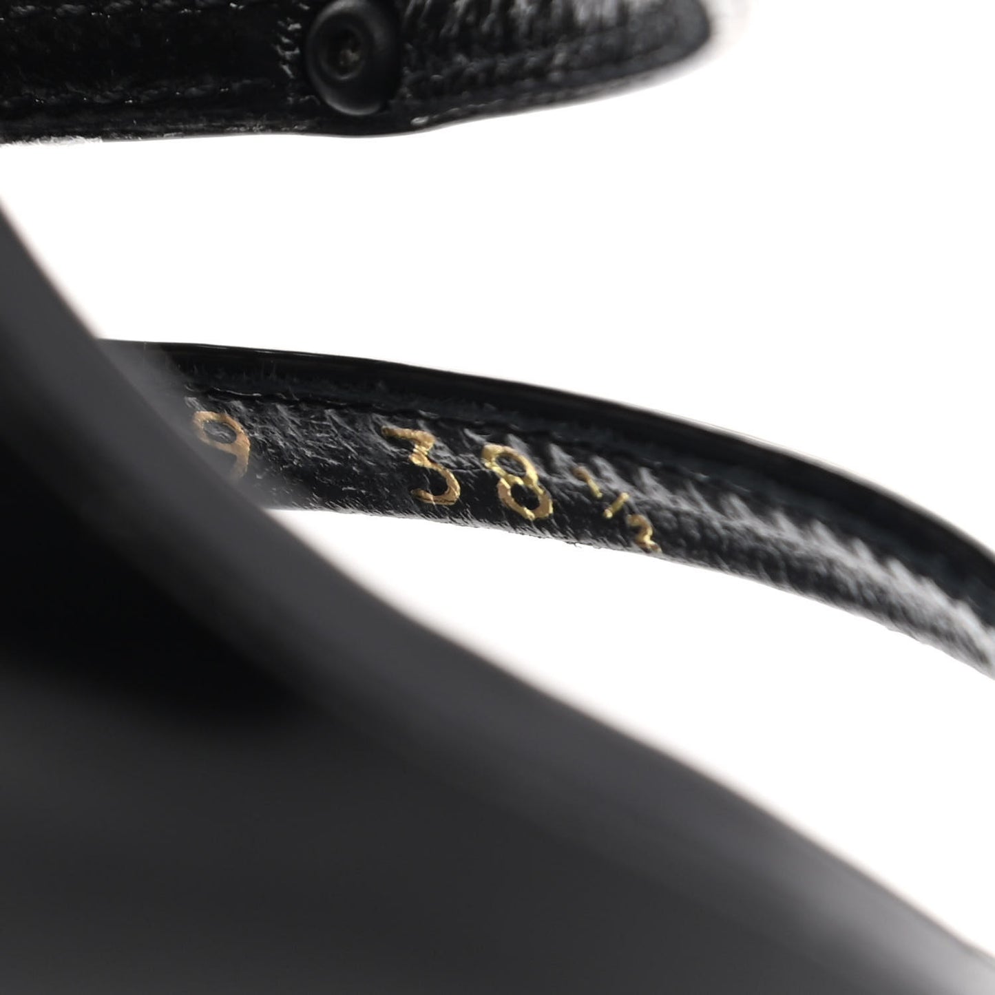 Patent Cassandra 100 Sandals 38.5 Black