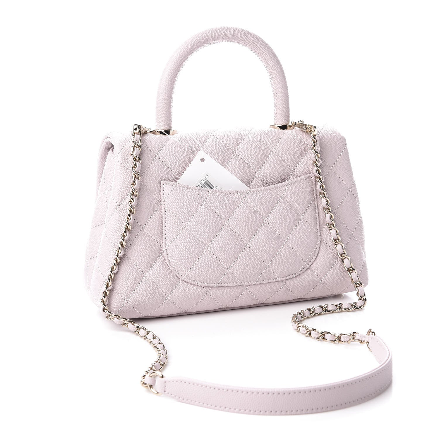 Chanel Caviar Quilted Mini Coco Handle Flap Lilas Lilac 2 of 10
