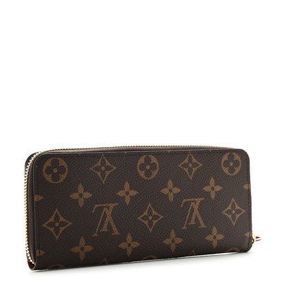 Louis Vuitton Monogram Clemence Wallet Fuchsia 3 of 7