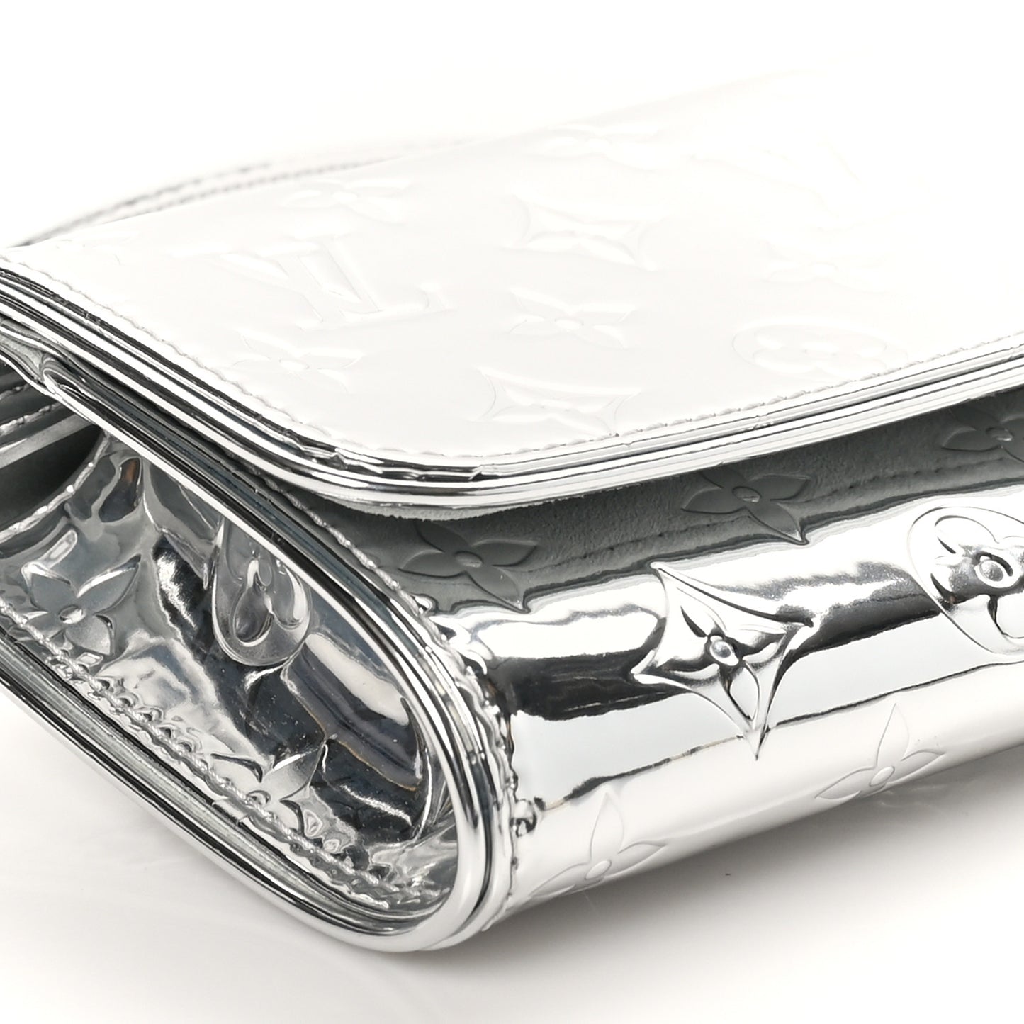 Monogram Miroir Pochette Twin Silver