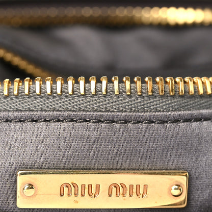 Miu Miu Vitello Softy Shoulder Bag Argilla 6 of 9
