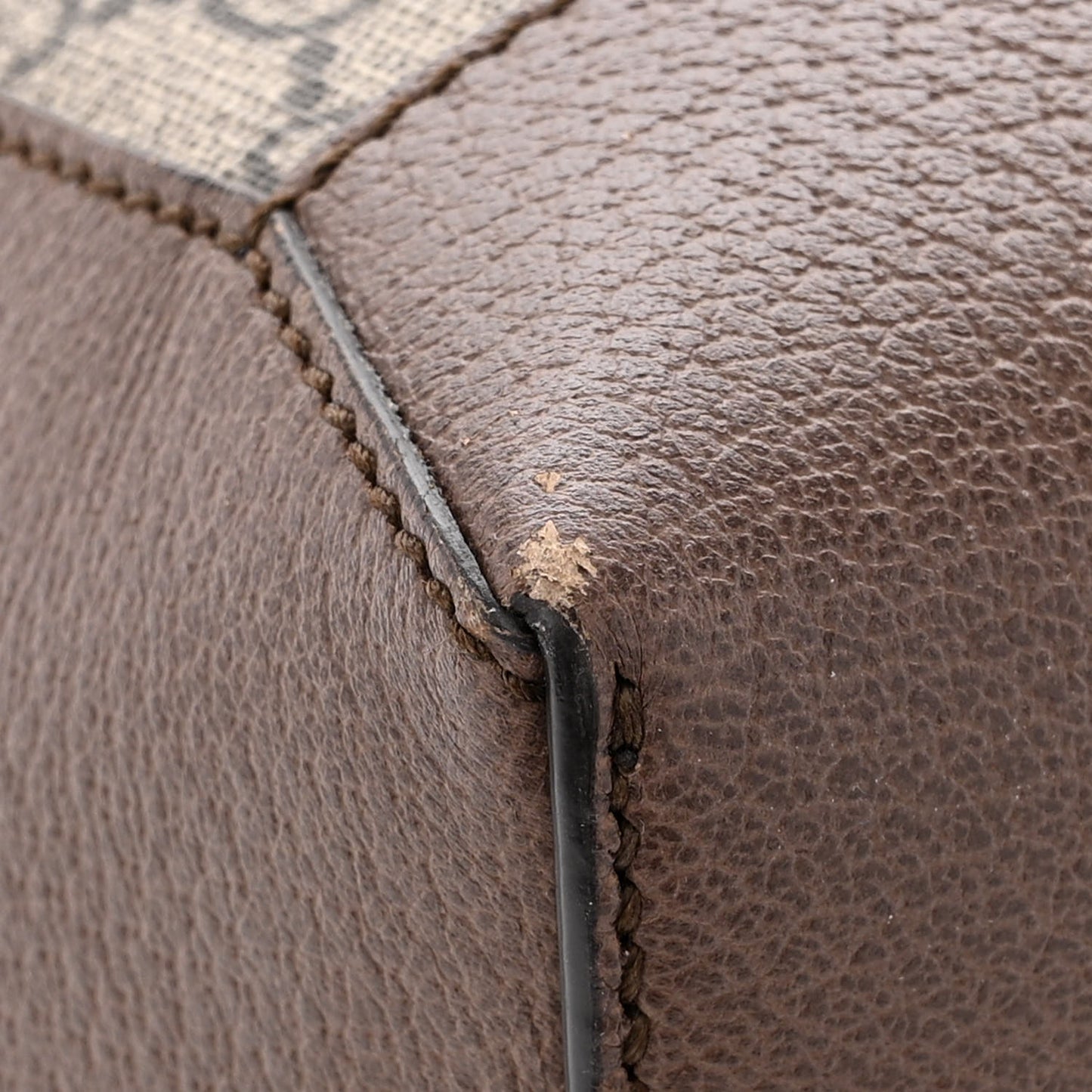 GG Supreme Monogram Web Ophidia Tote Brown