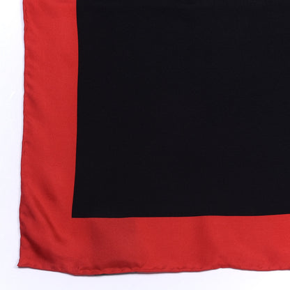 Gucci Silk Coco Capitan Logo Scarf Black 3 of 5
