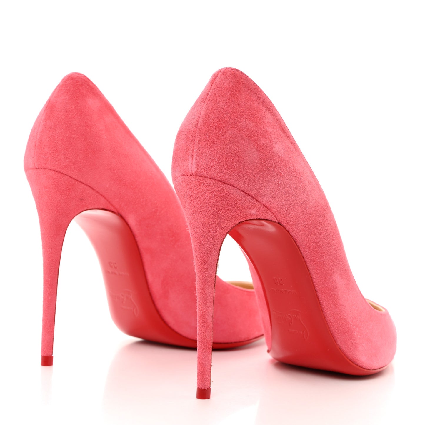 Veau Velours Pigalle Follies 100 Pumps 38 Begonia