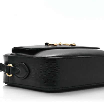 Gucci Textured Calfskin Small Horsebit 1955 Shoulder Bag Black 8 of 11