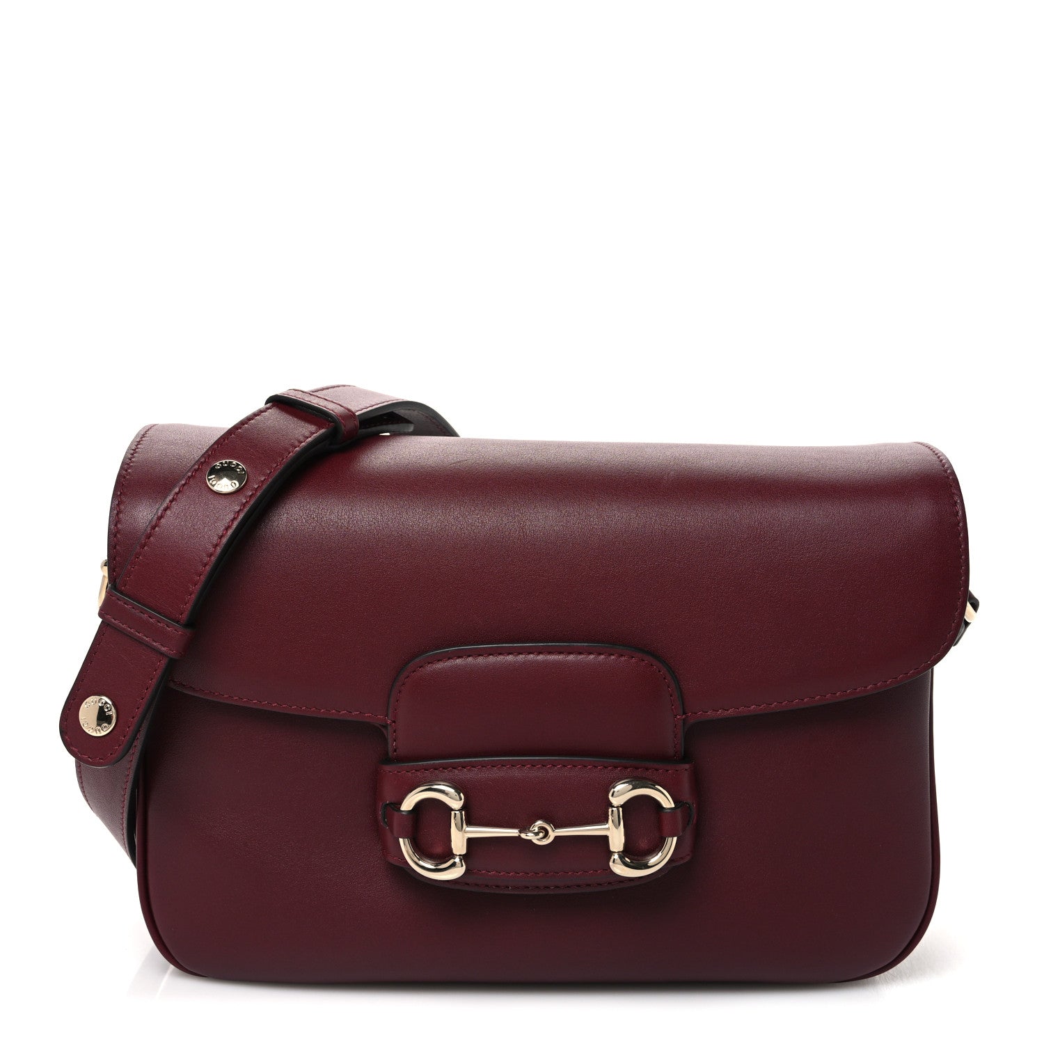 Gucci Arabella Calfskin Horsebit 1955 Shoulder Bag Rosso Ancora 1 of 10