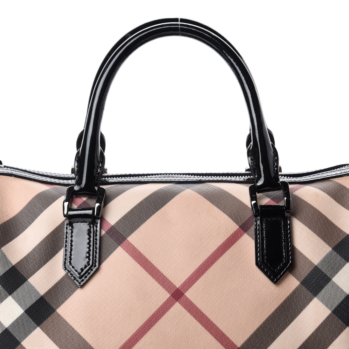 Nova Check Small Chester Bowling Bag Black