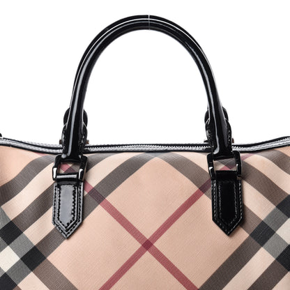 Burberry Nova Check Small Chester Bowling Bag Black 17 of 17