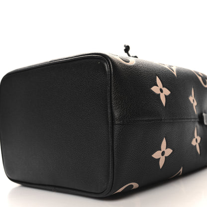 Louis Vuitton Empreinte Monogram Giant Neonoe MM Black Beige 10 of 10