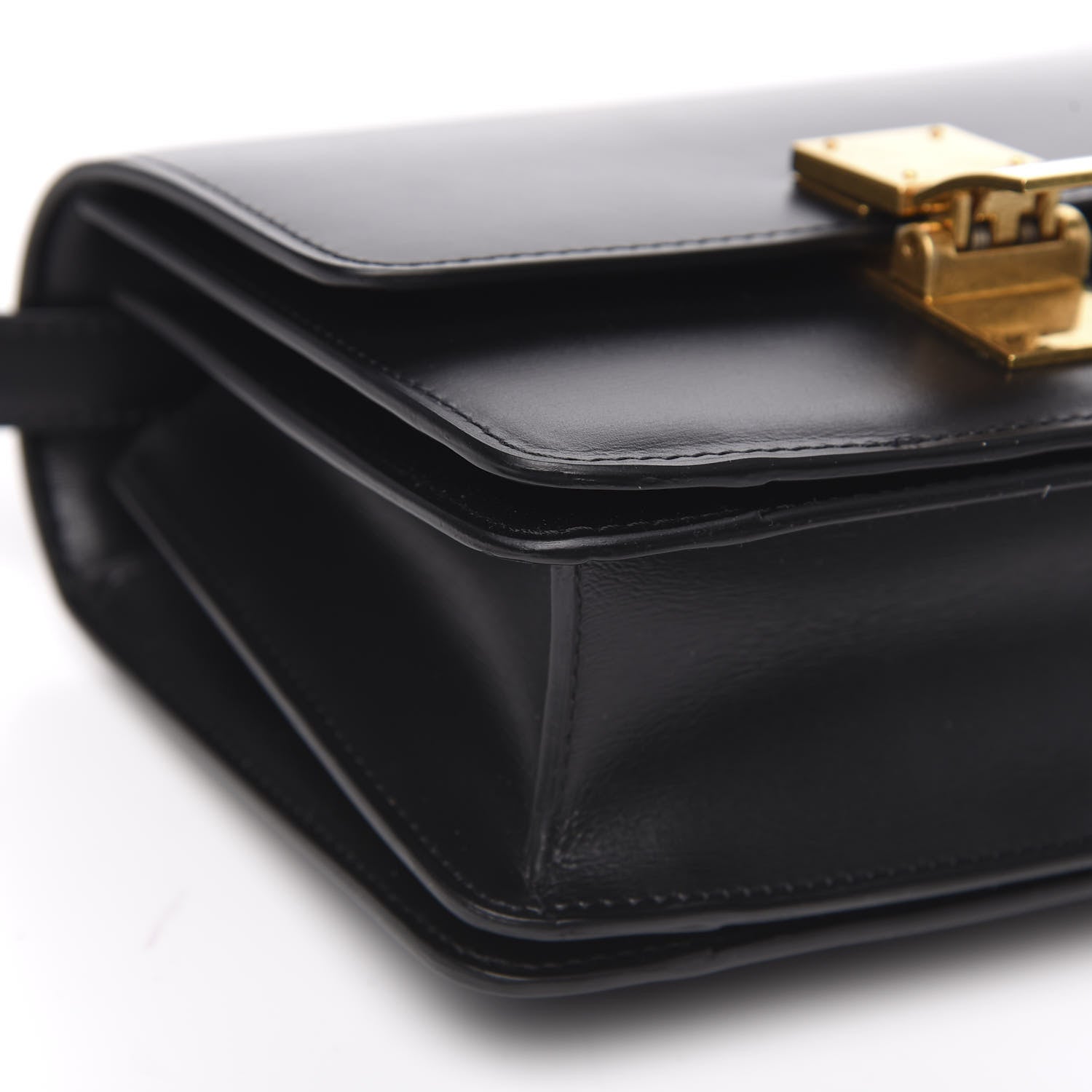 Celine Box Calfskin Small Classic Box Flap Bag Black 7 of 8