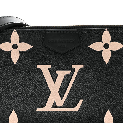 Louis Vuitton Empreinte Monogram Giant Multi Pochette Accessories Large Pochette Black Beige 7 of 9