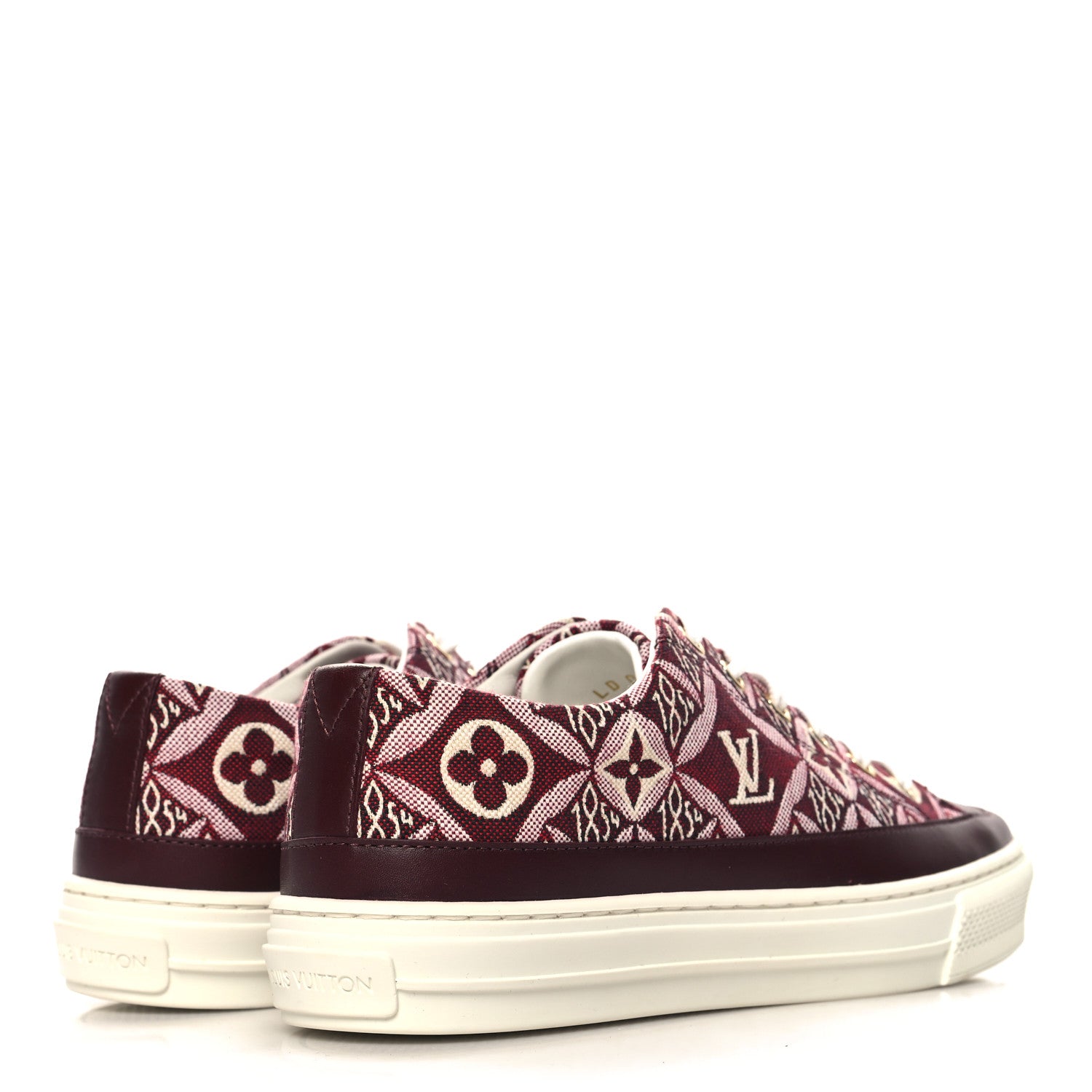 Louis Vuitton Jacquard Since 1854 Stellar Sneakers 35.5 Bordeaux 5 of 8
