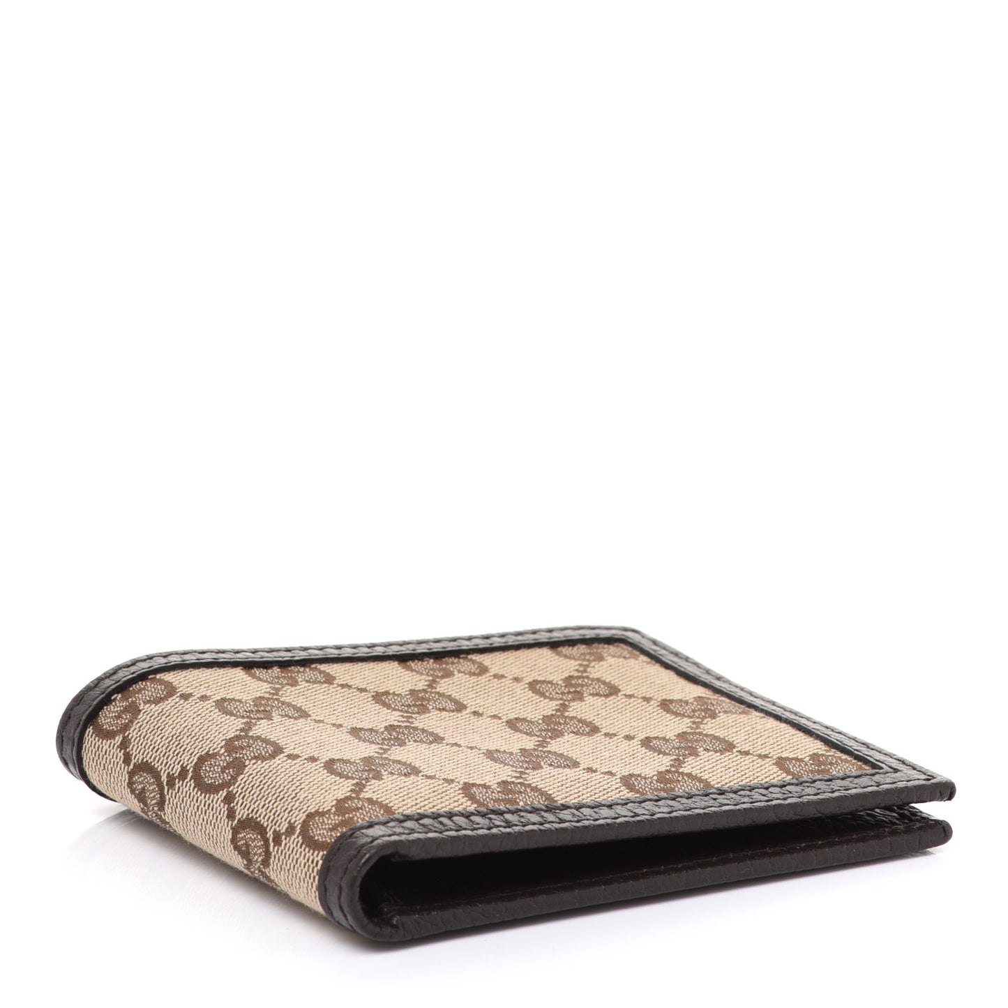 Monogram Bi-Fold Wallet Dark Brown