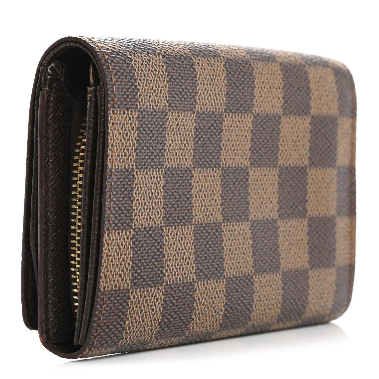 Louis Vuitton Damier Ebene Porte-Monnaie Tresor Wallet 3 of 14