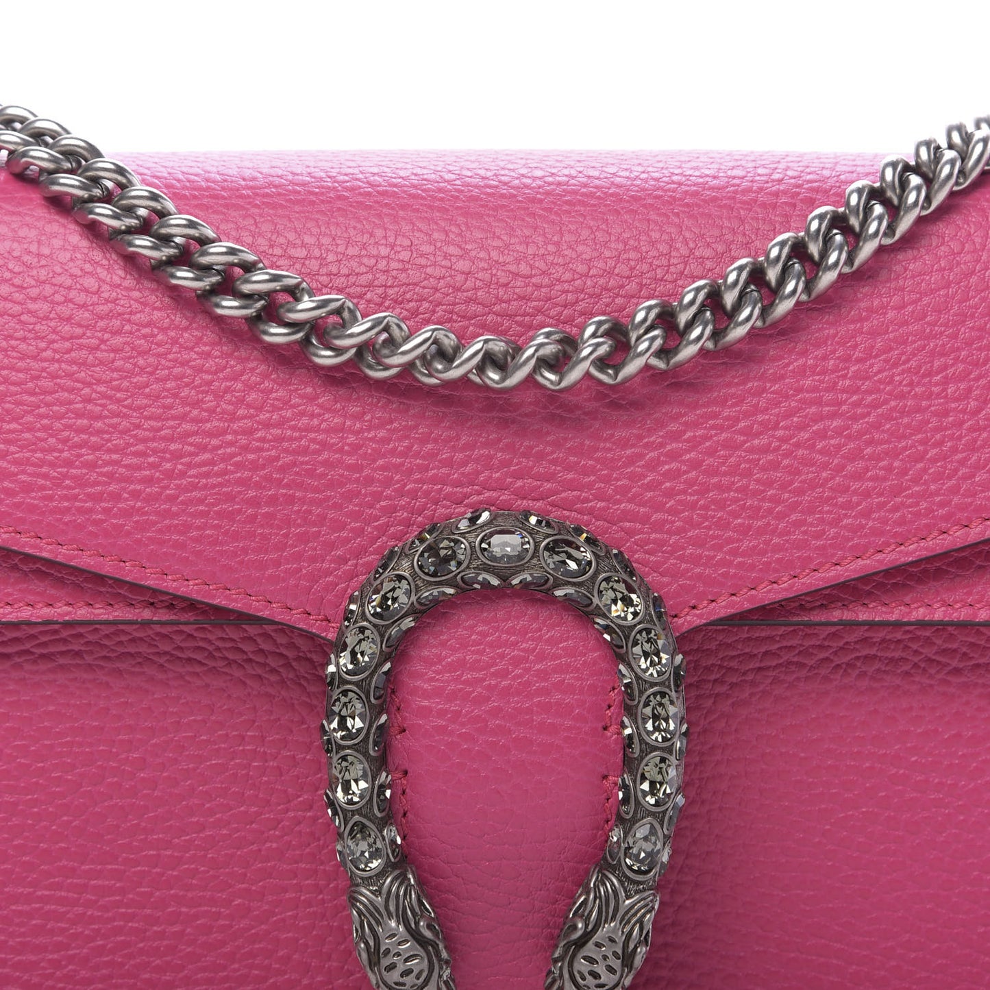 Dollar Calfskin Small Dionysus Shoulder Bag Box Pink