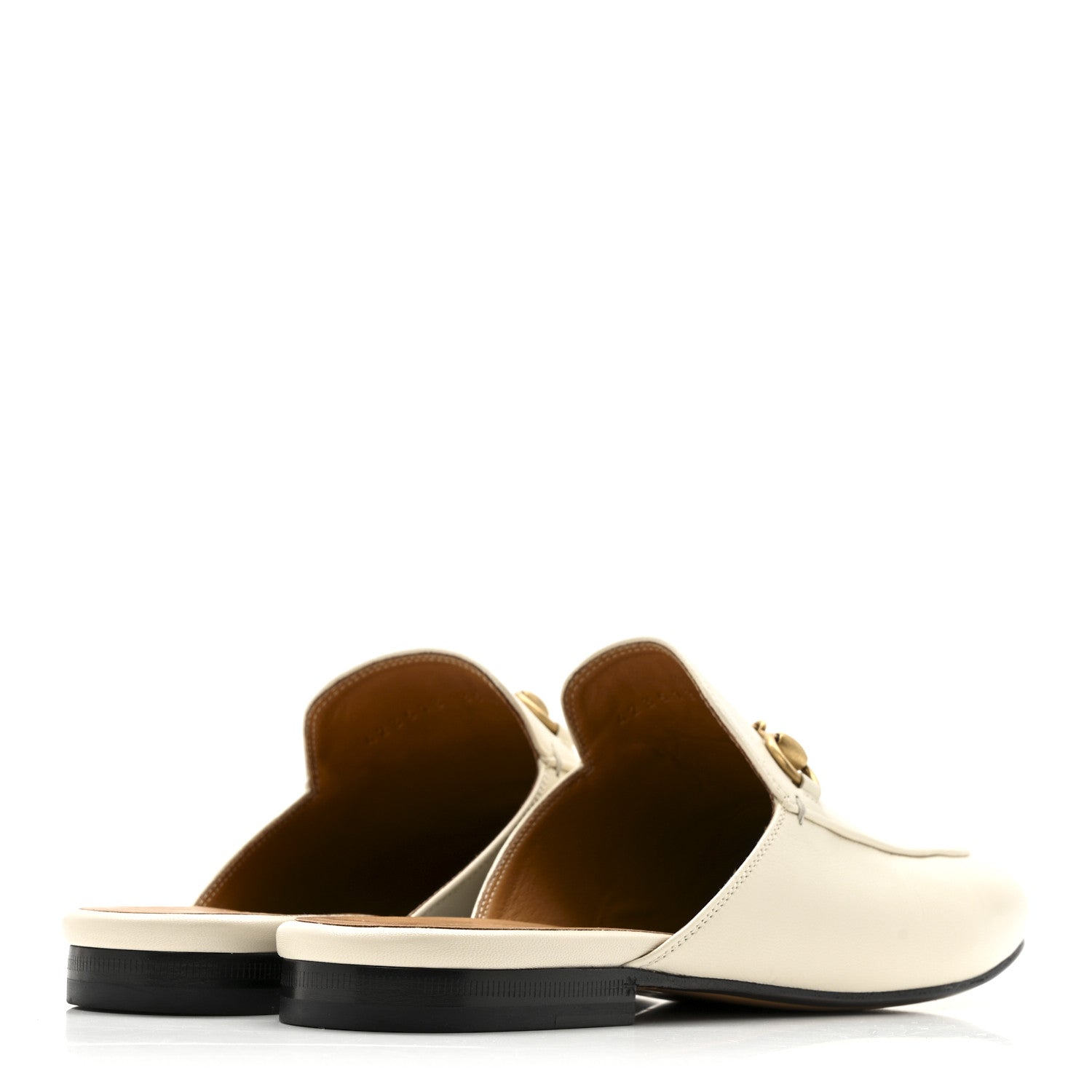 Gucci Malaga Kid Womens Princetown Slippers 39.5 Mystic White 5 of 12