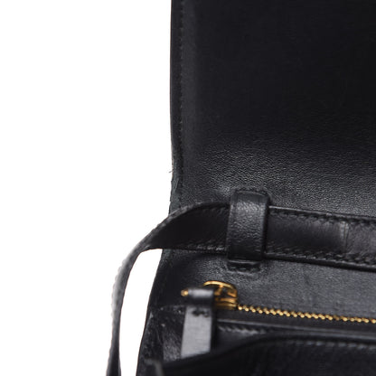 Celine Smooth Calfskin Large Classic Box Flap Bag Black 16 of 25