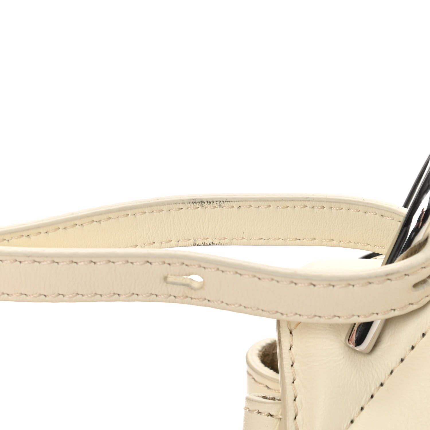 Chloe Calfskin Quilted Mini Drew Bijou Shoulder Bag Natural White 10 of 12