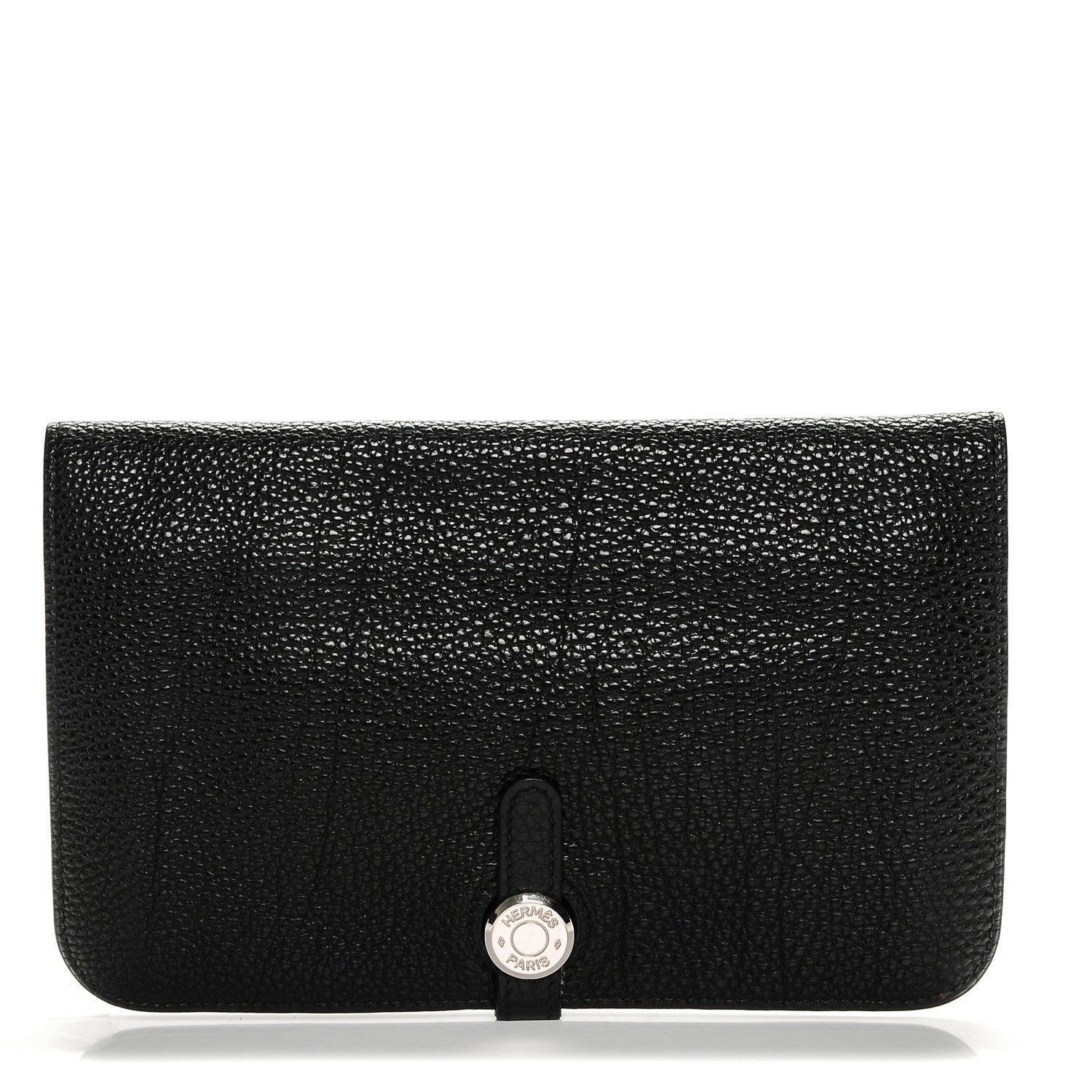 Hermes Togo Dogon Duo Wallet Black 1 of 7