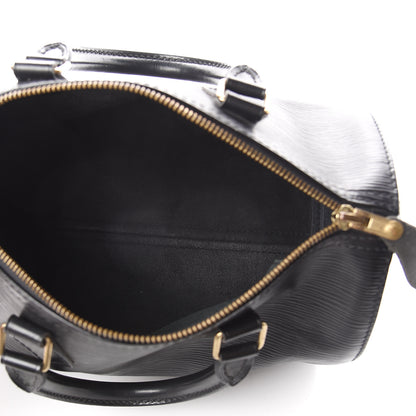 Louis Vuitton Epi Speedy 25 Black 4 of 8