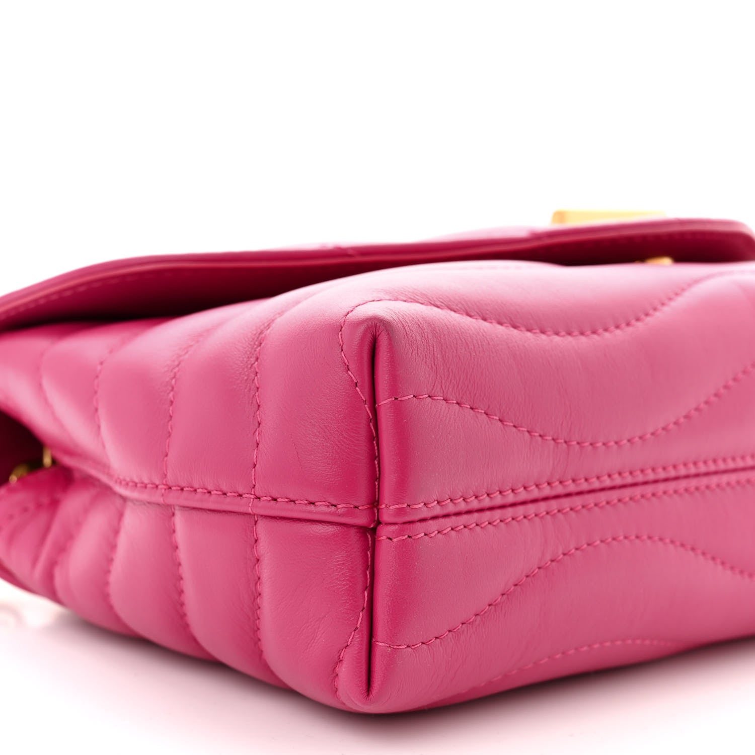 Louis Vuitton Calfskin LV New Wave Chain Bag Rose Freesia 8 of 11