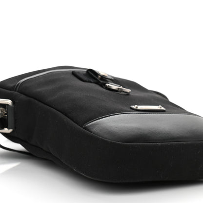 Saint Laurent Canvas Rivington Race Pouch Black 8 of 9