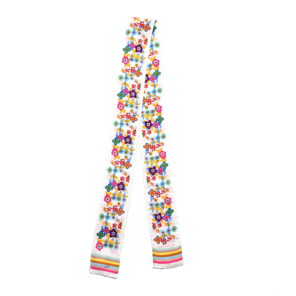 Louis Vuitton Silk Olivia Bandeau Multicolor White 6 of 6
