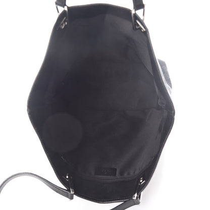 Gucci Monogram Large Bucket Tote Black 5 of 9