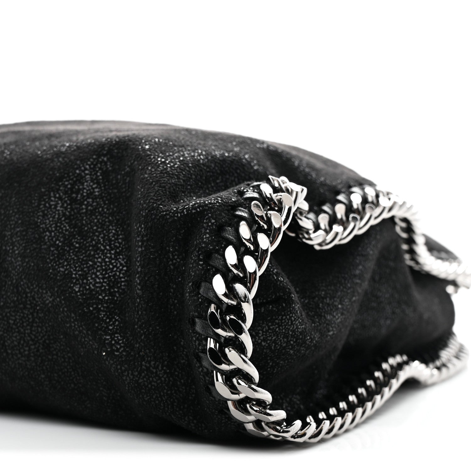 Stella McCartney Shaggy Deer Falabella Fold Over Tote Black 11 of 11