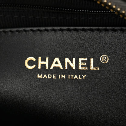Chanel Metallic Calfskin Pearl Quilted CC Mini Camera Case Ruthenium 6 of 11