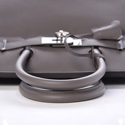 Hermes Togo Birkin 30 Etain 27 of 35