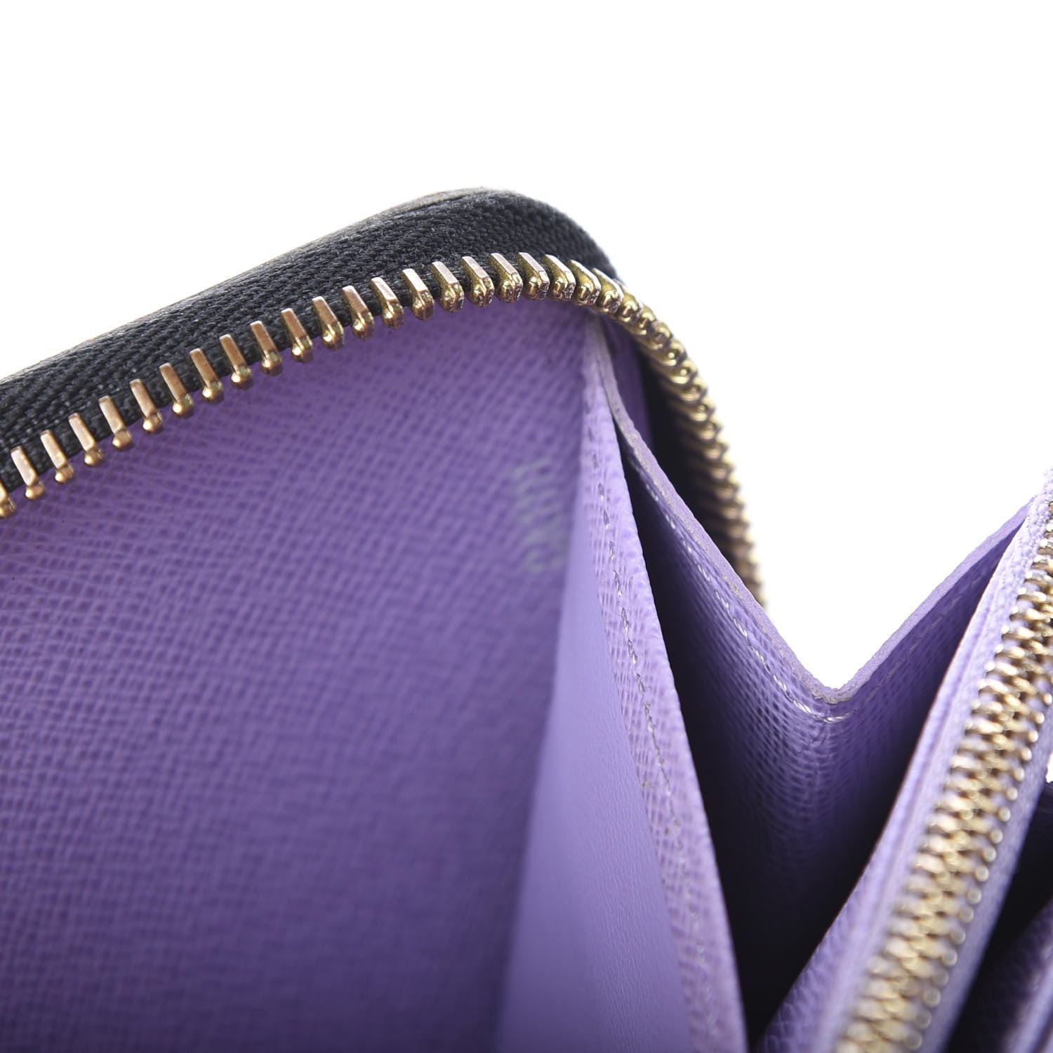 Louis Vuitton Monogram Multicolor Zippy Wallet Black Violet 6 of 14