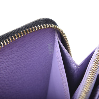 Louis Vuitton Monogram Multicolor Zippy Wallet Black Violet 6 of 14