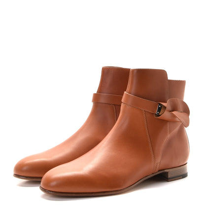 Hermes Calfskin Neo Low Boots 39 Natural 2 of 7