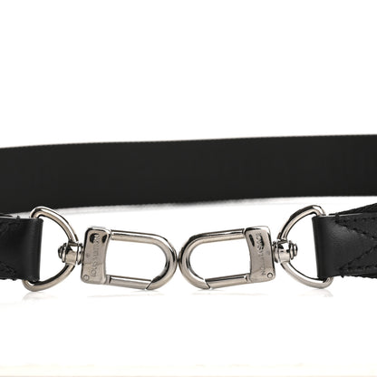 Louis Vuitton Nylon Petite Malle Souple Shoulder Strap Black 4 of 4