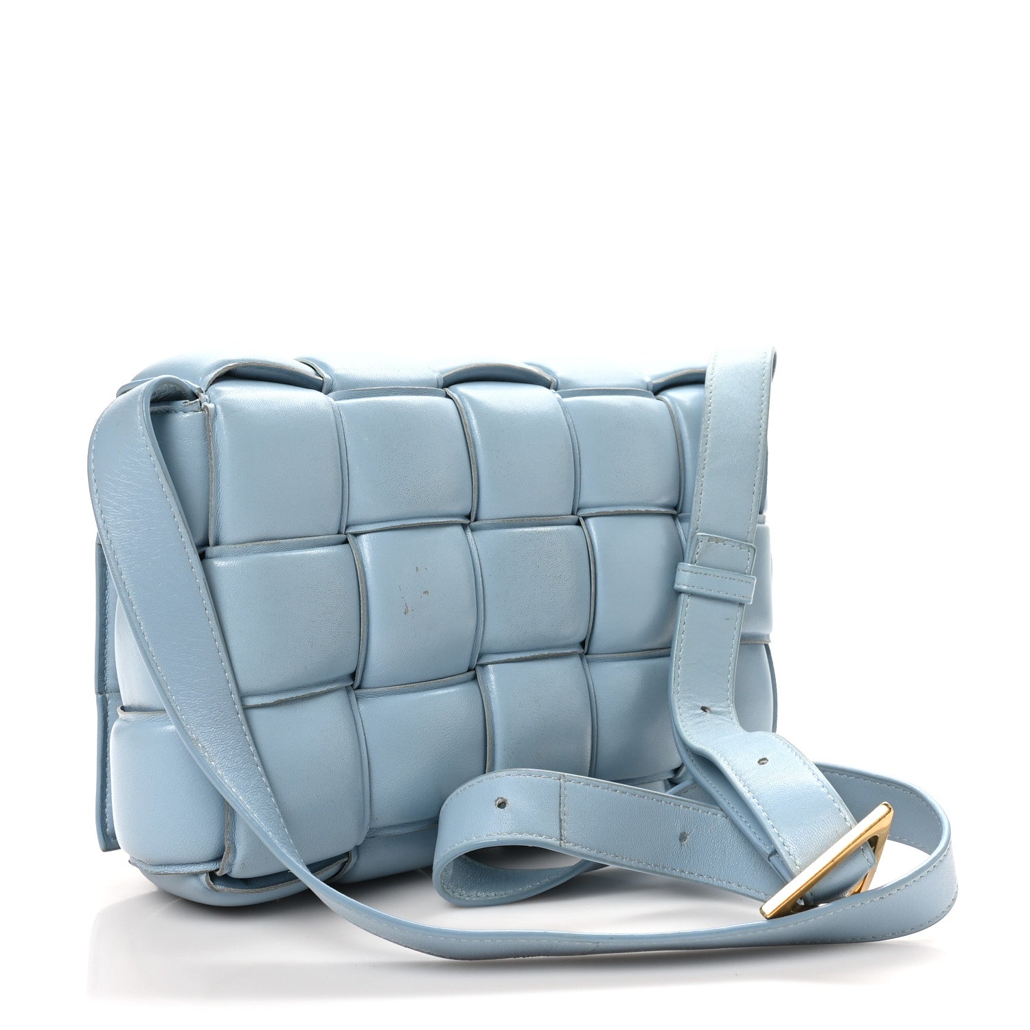 Bottega Veneta Nappa Maxi Intreccio Padded Cassette Crossbody Bag Ice 3 of 10