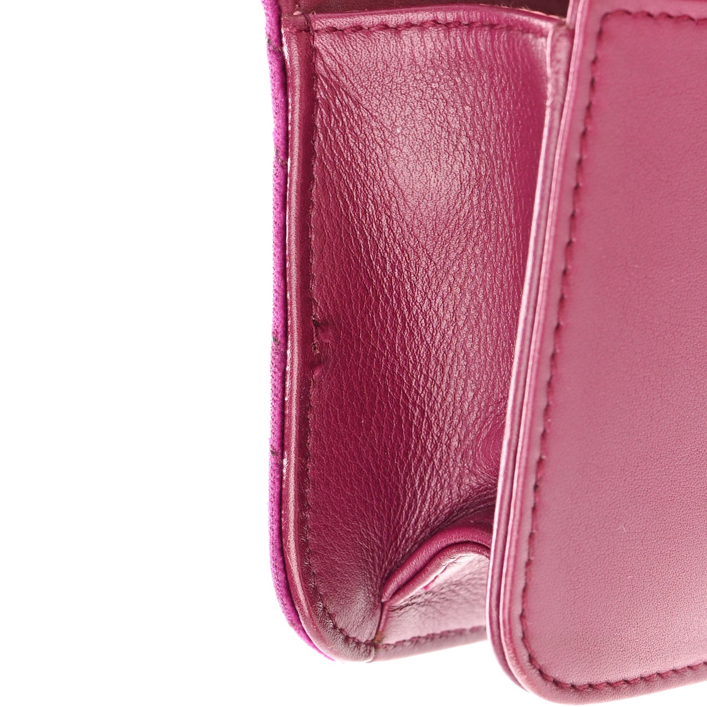 Velvet Matelasse GG Marmont Mini Bag Fuchsia Violet Cyclamen